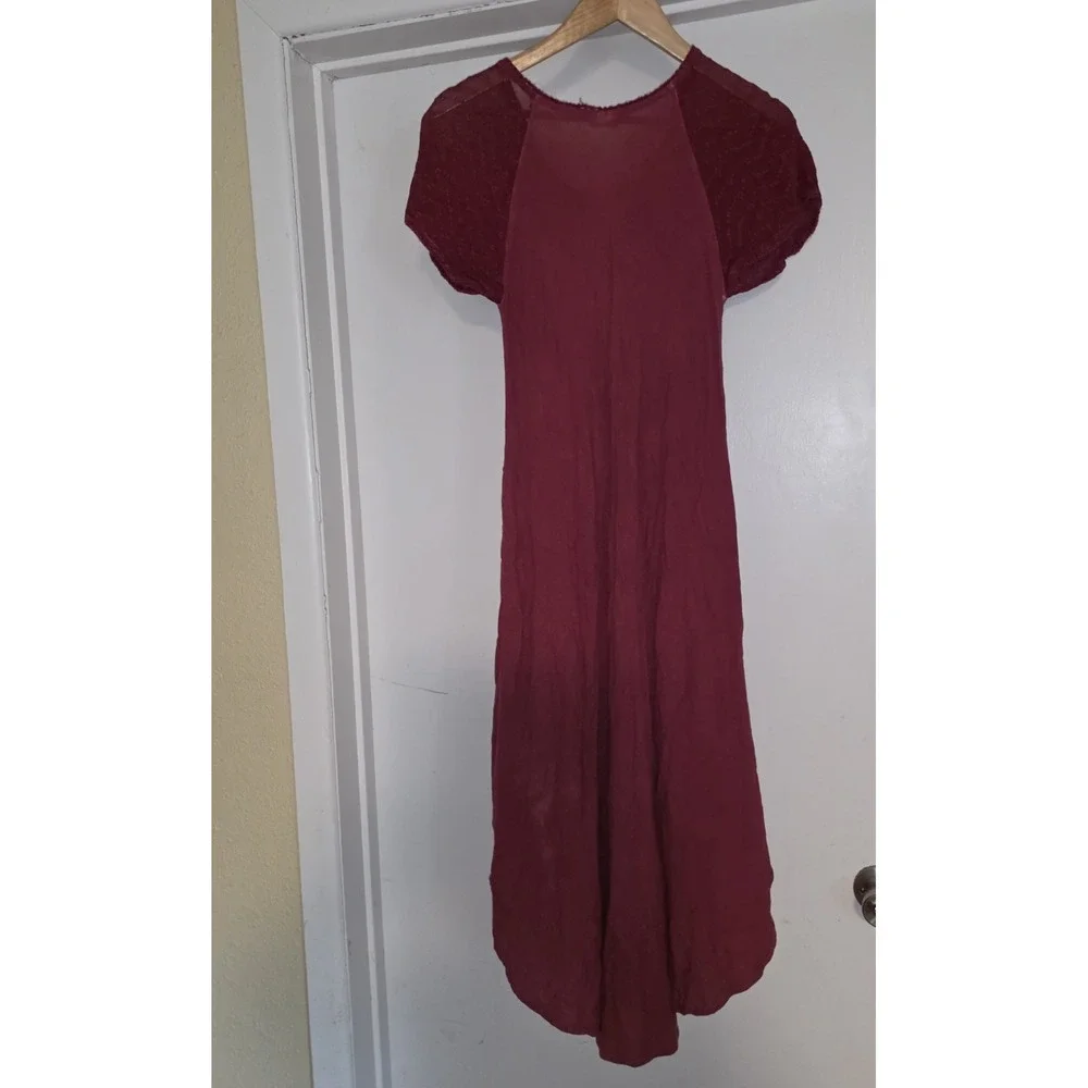 Advance Apparels dress Boho Fairy core Free Size Red %100 Cotton Womens - Picture 3 of 9